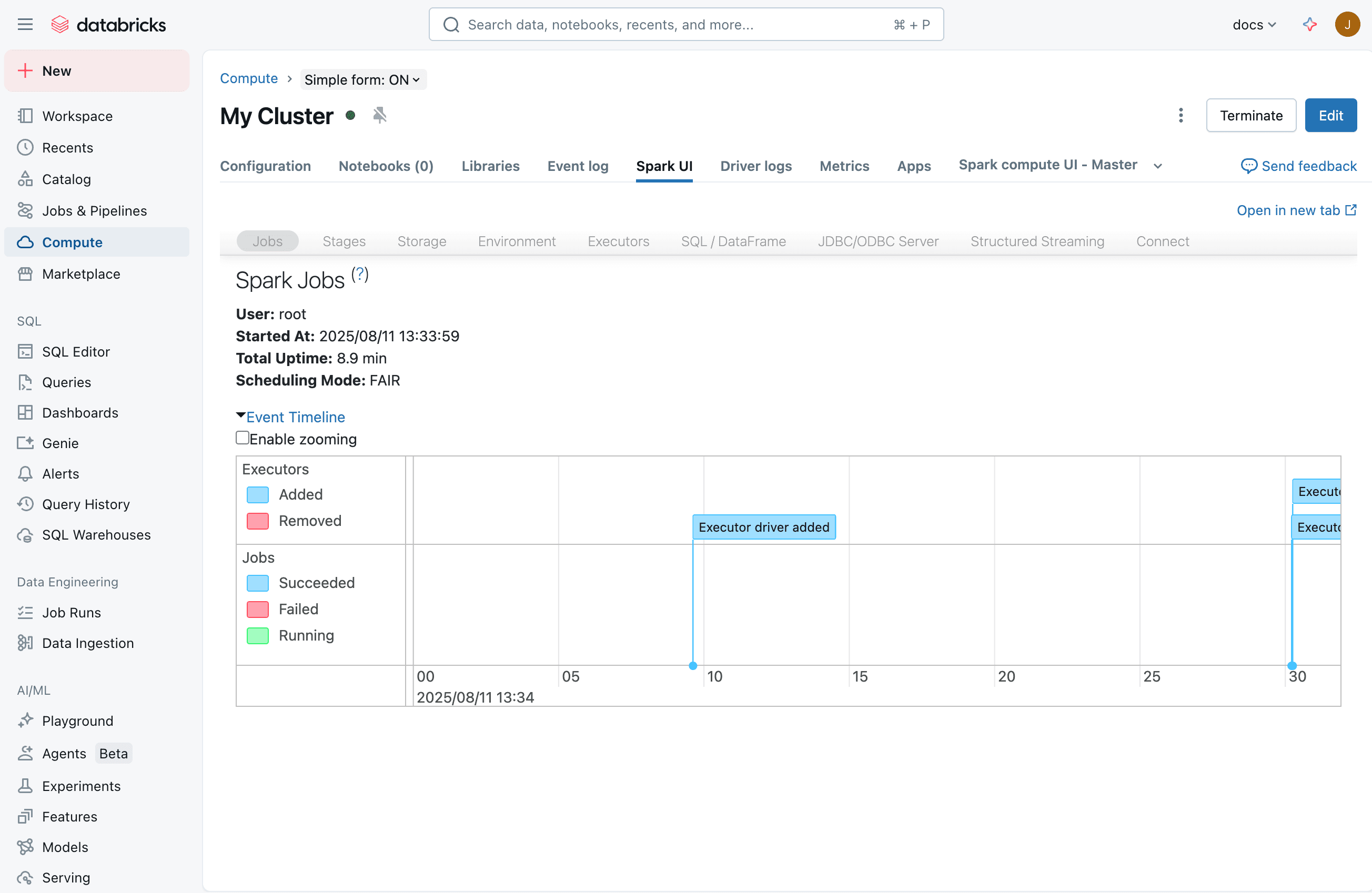 Debugging with the Spark UI