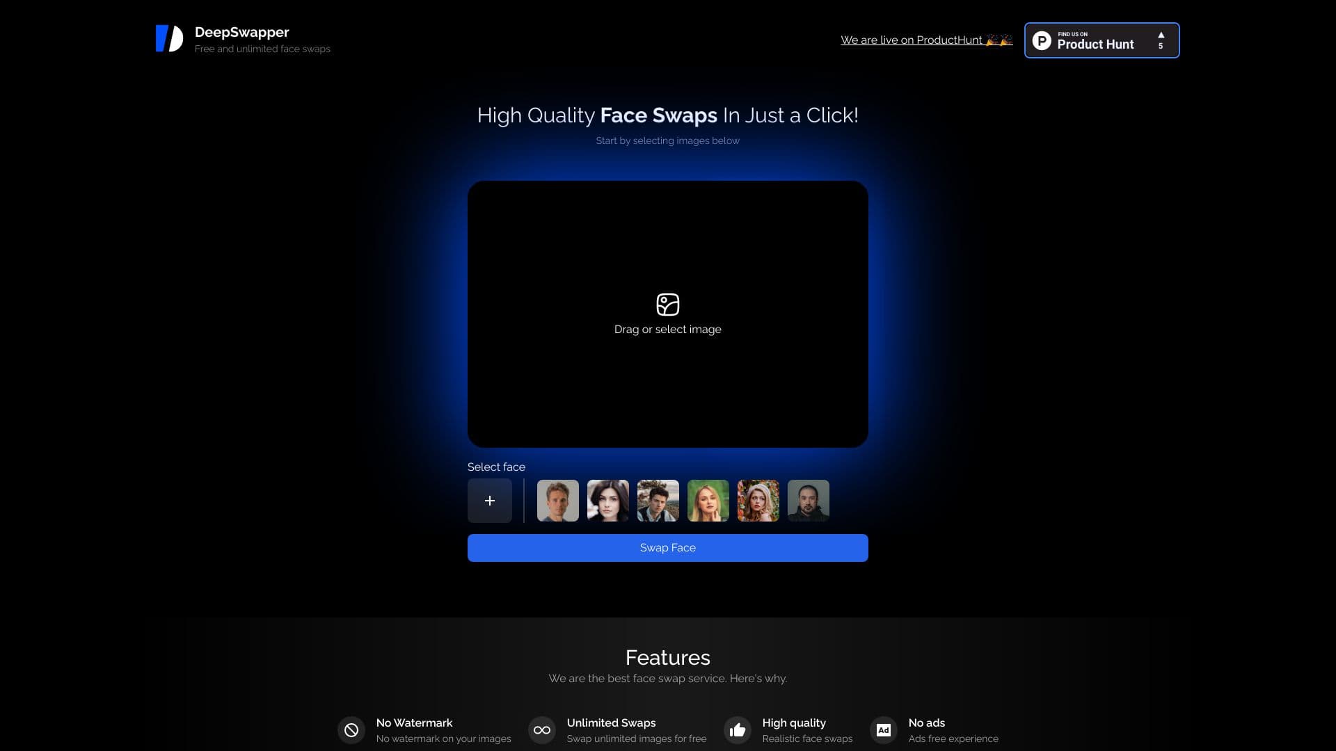 DeepSwapper AI: Fast, Free Face Swap for Photos, Videos, GIFs