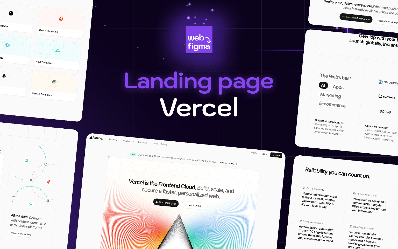 Vercel — Landing Page UI