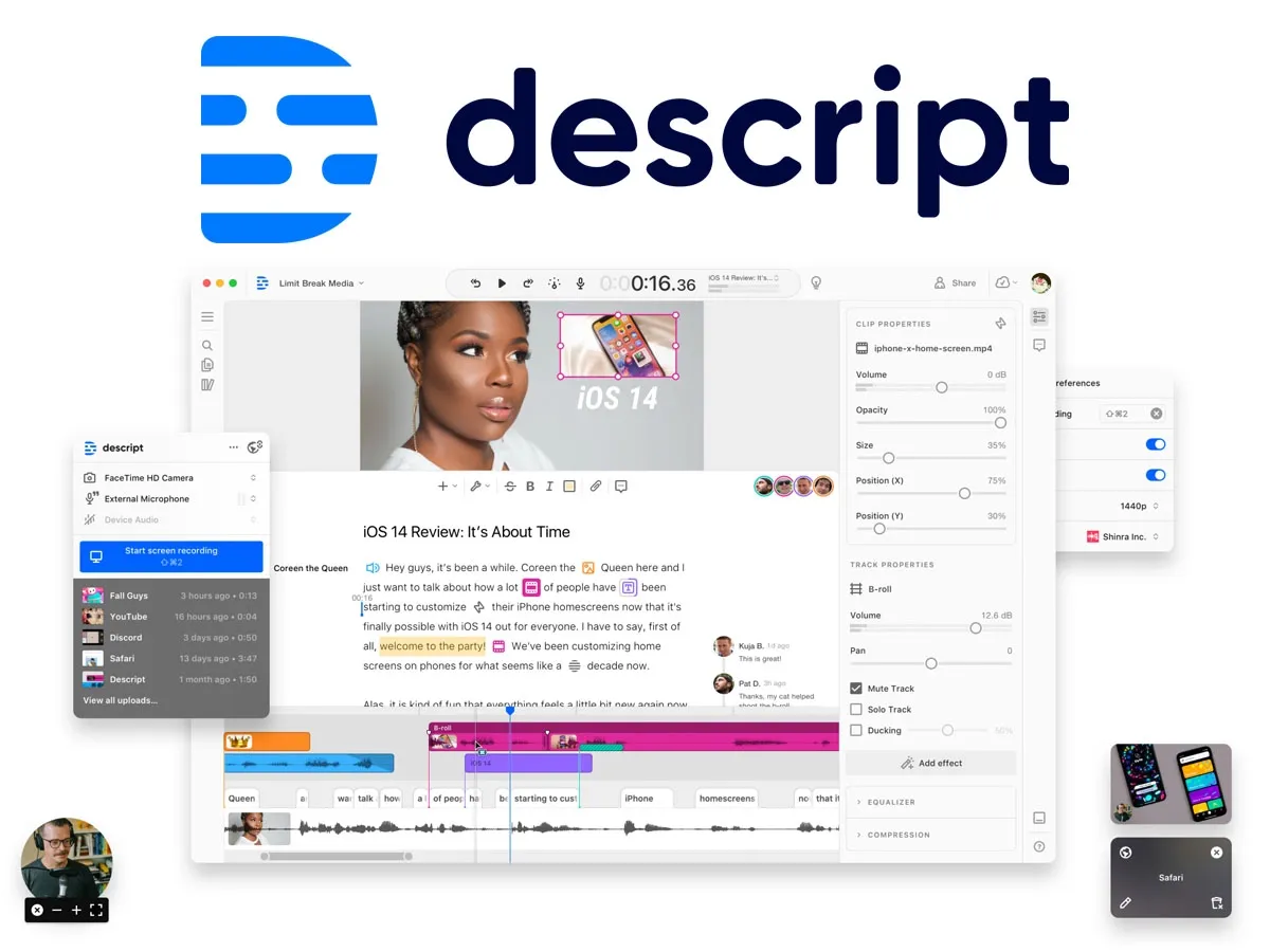 Descript Software Review (2024): Pros, Cons & Best Features