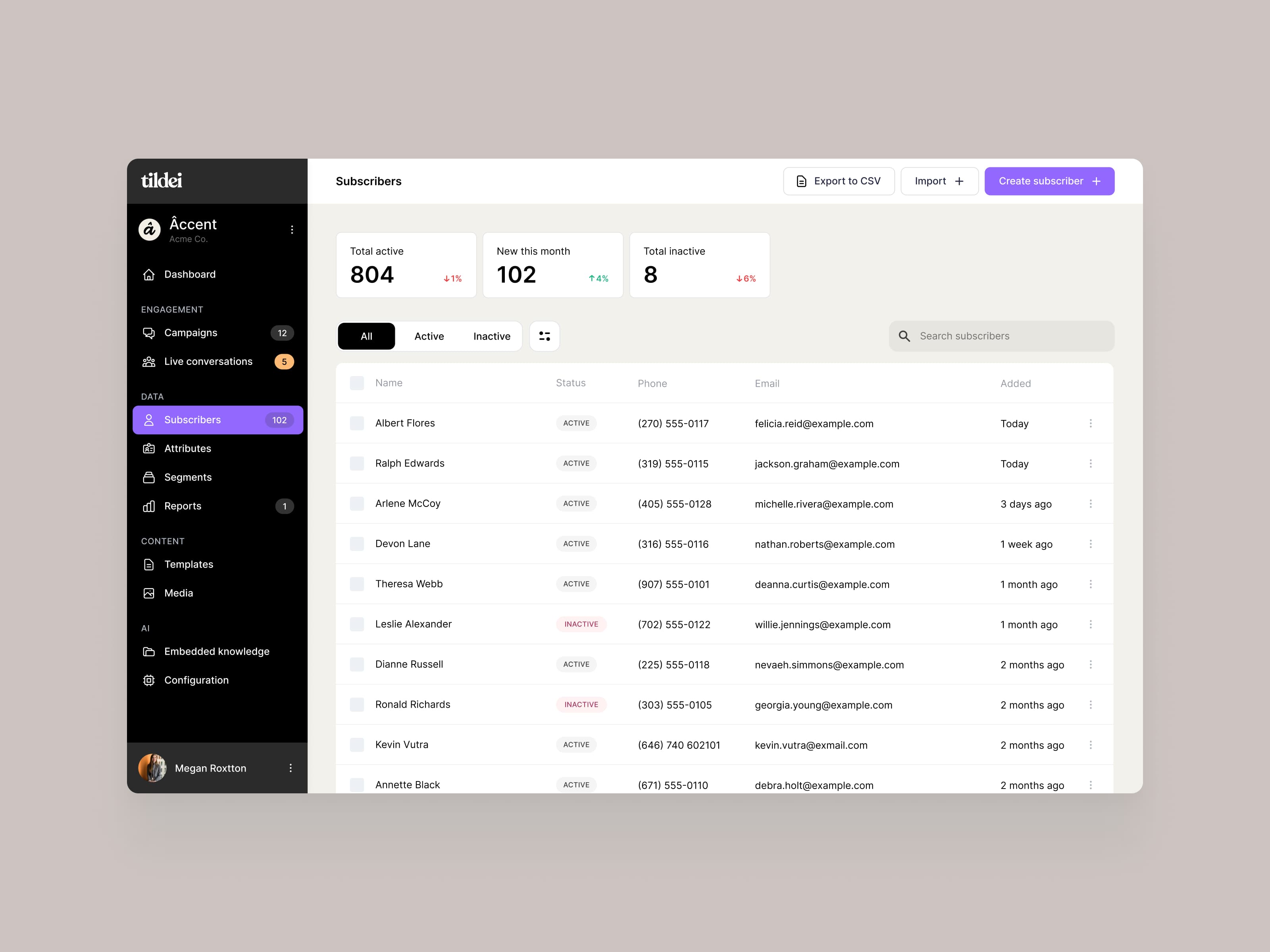 Tildei — AI marketing platfform