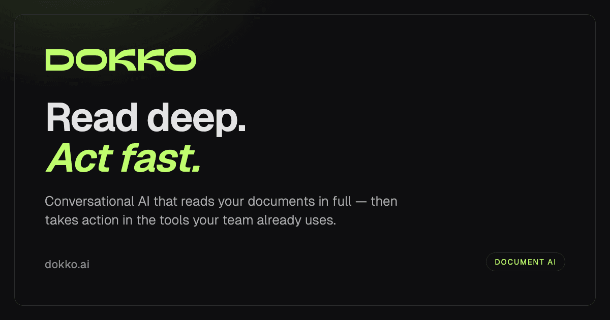 How Dokko Works - Transforming Your Knowledge into Actionable AI Solutions – Dokko