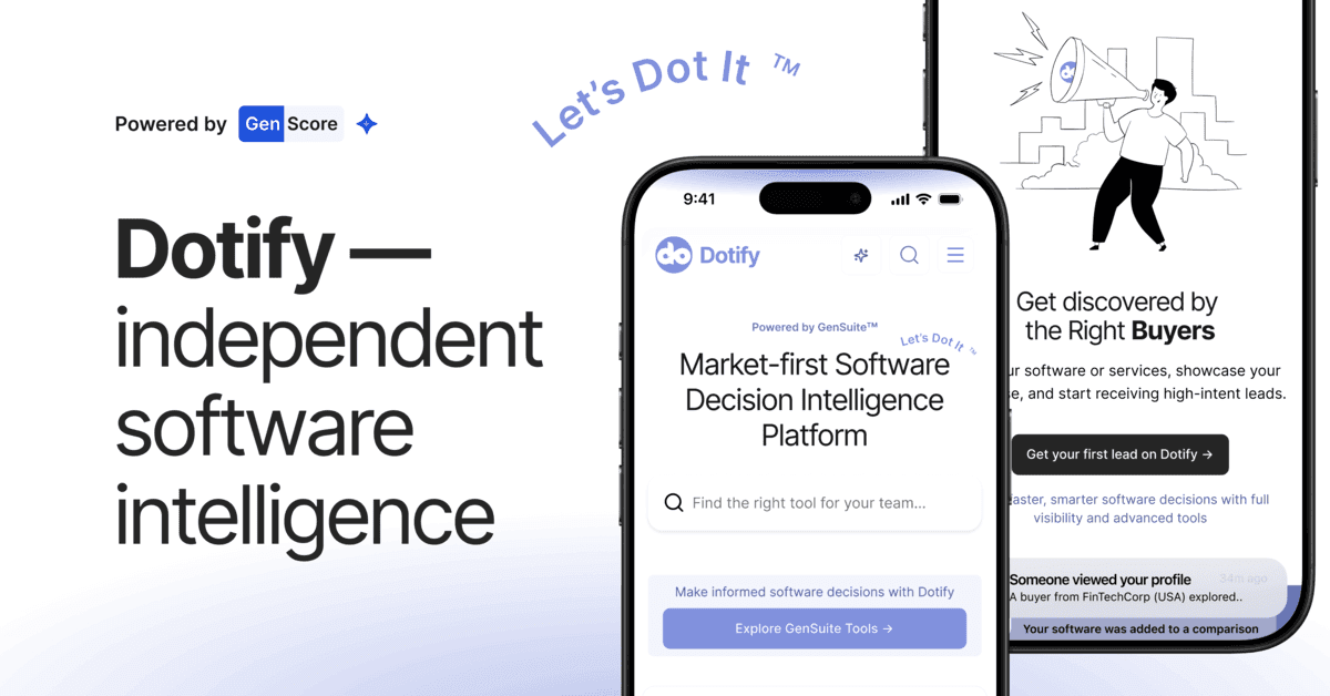 Dotify - Smarter software decisions start here.