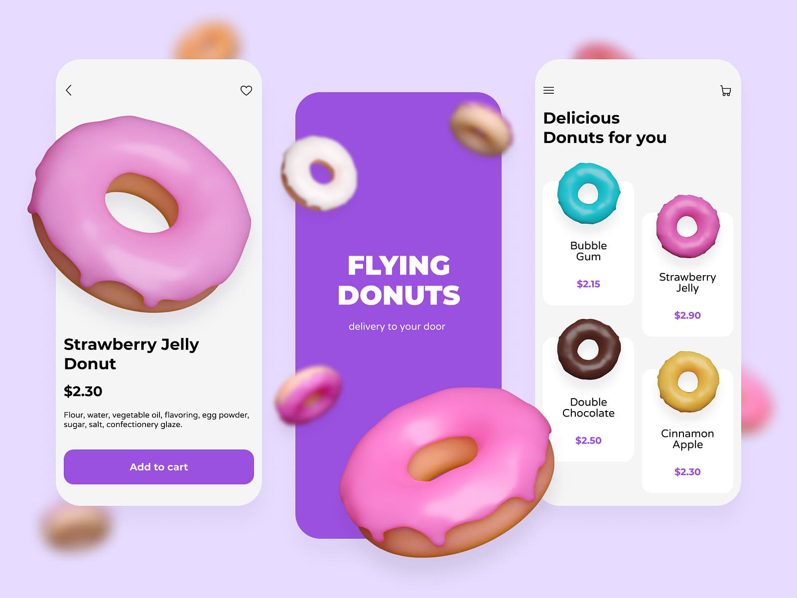 Donut ui by Diya Mathew