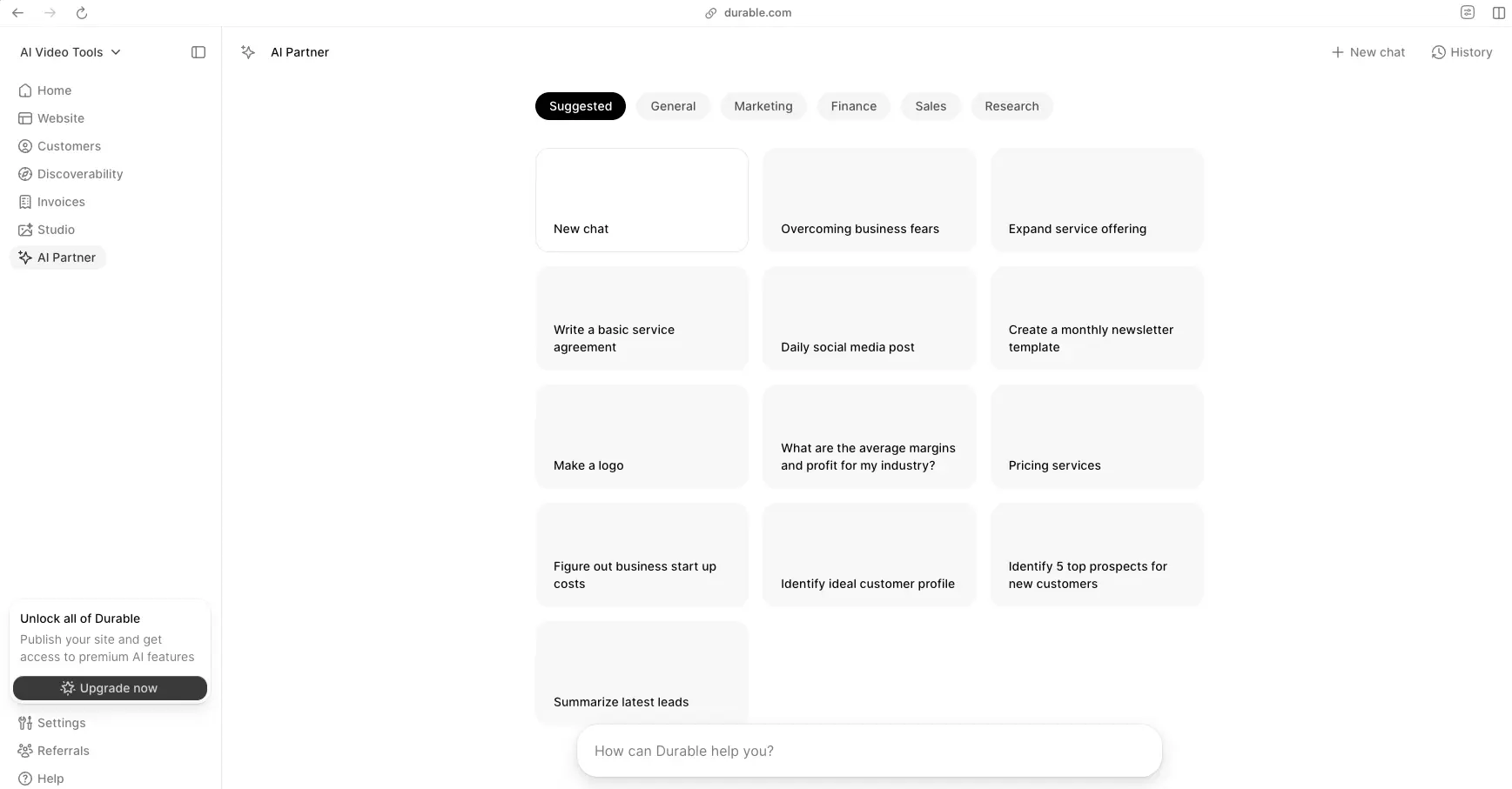 Durable AI Website Builder Review 2026: Pricing & Features