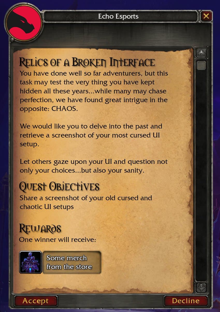 FINAL QUEST❗ We LOVE a cursed UI and there have been many across the years 👀 Show us…
