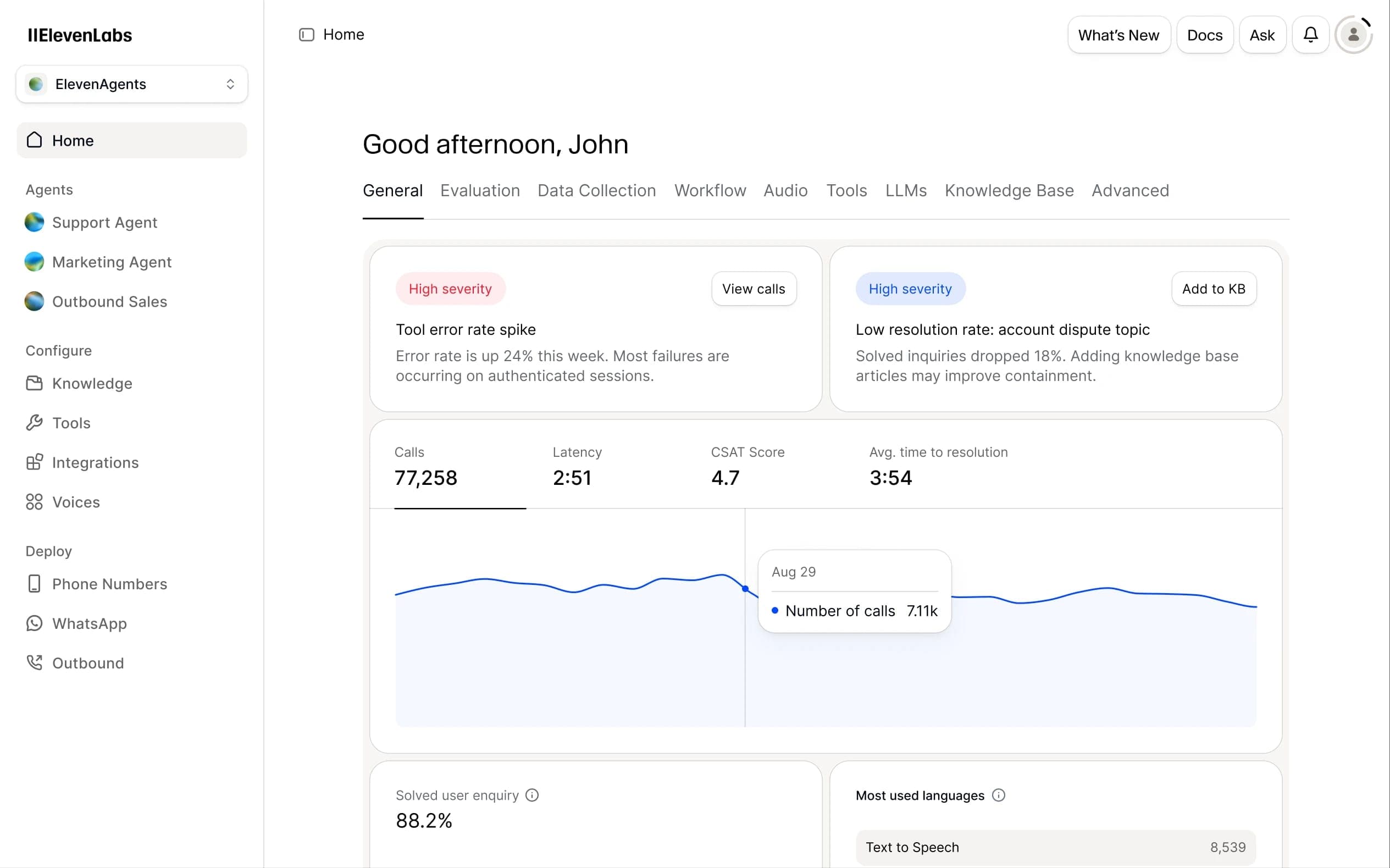 Free AI Voice Generator & Voice Agents Platform