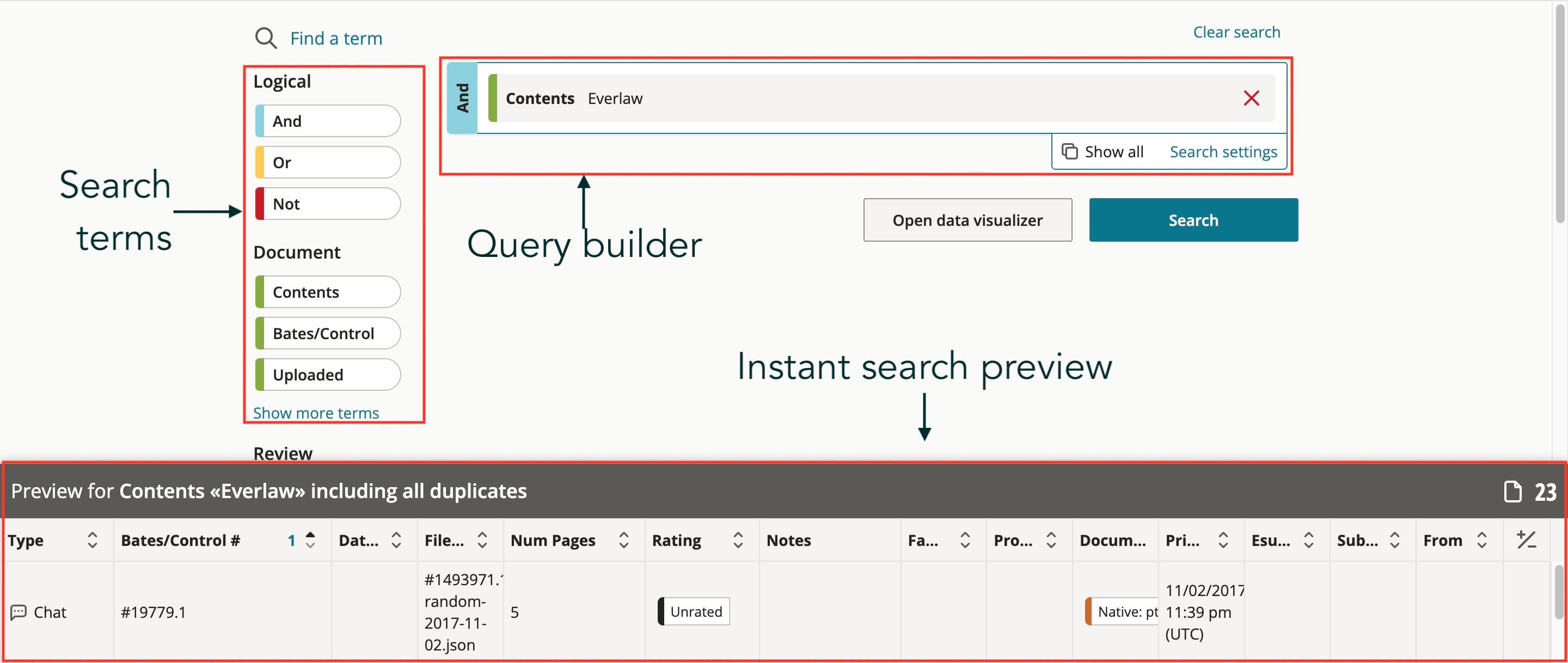 Search Overview and Examples