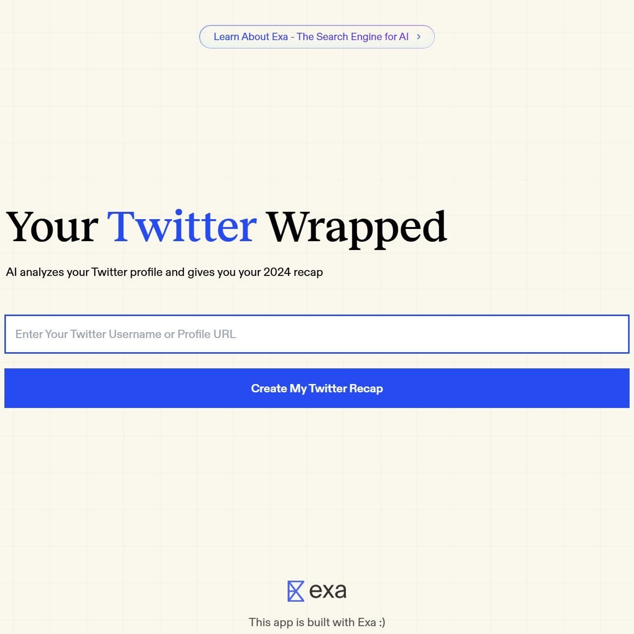 Generate a "Spotify Wrapped" style 2024 recap for your Twitter/X account with this fre…