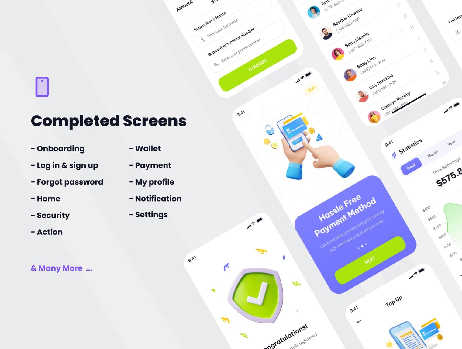 Firpai - Digital Wallet App UI Kit