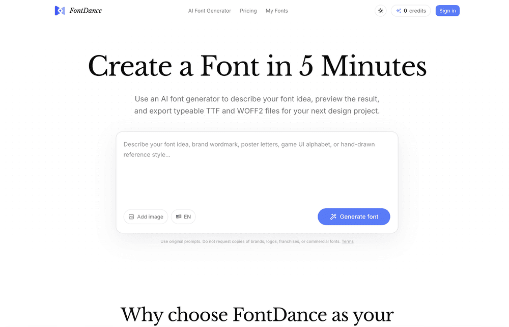 Farsi font maker