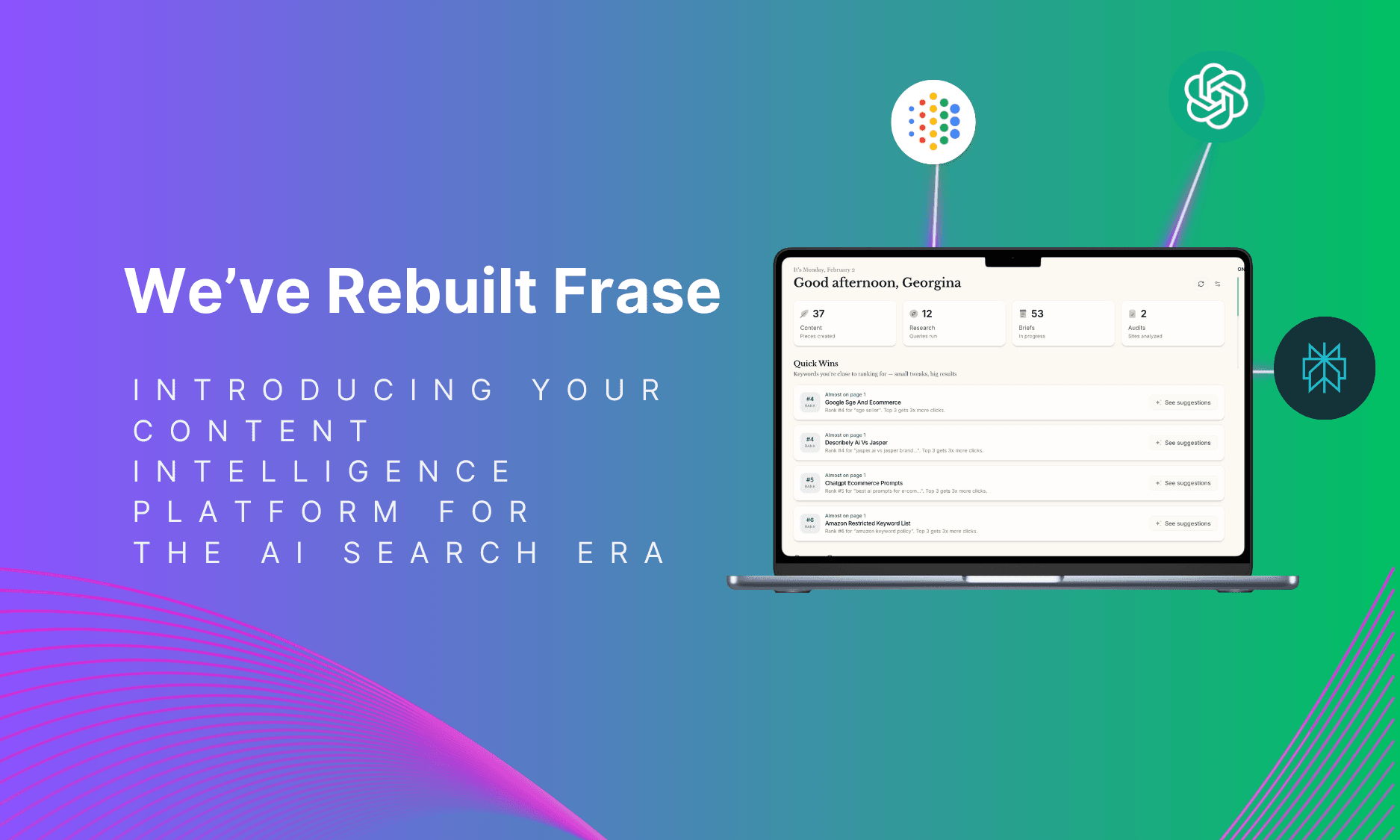 The New Frase: Built for Content Teams in the AI Search Era
