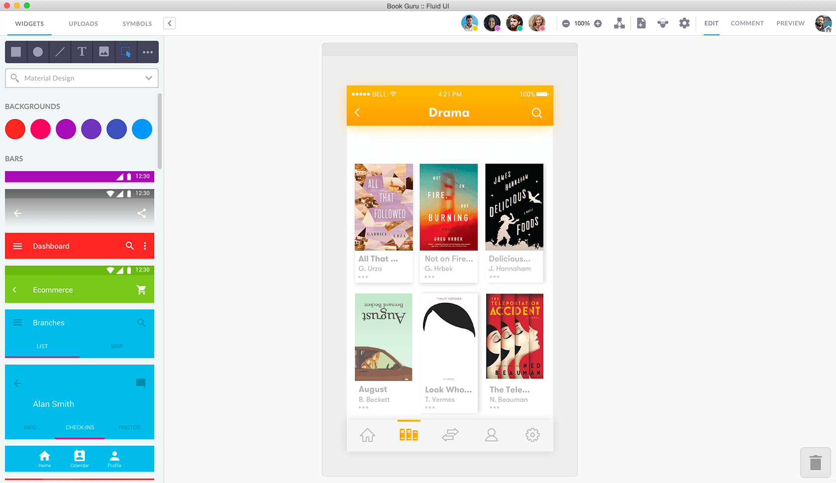 FluidUI.com - Create Web and Mobile Prototypes in Minutes