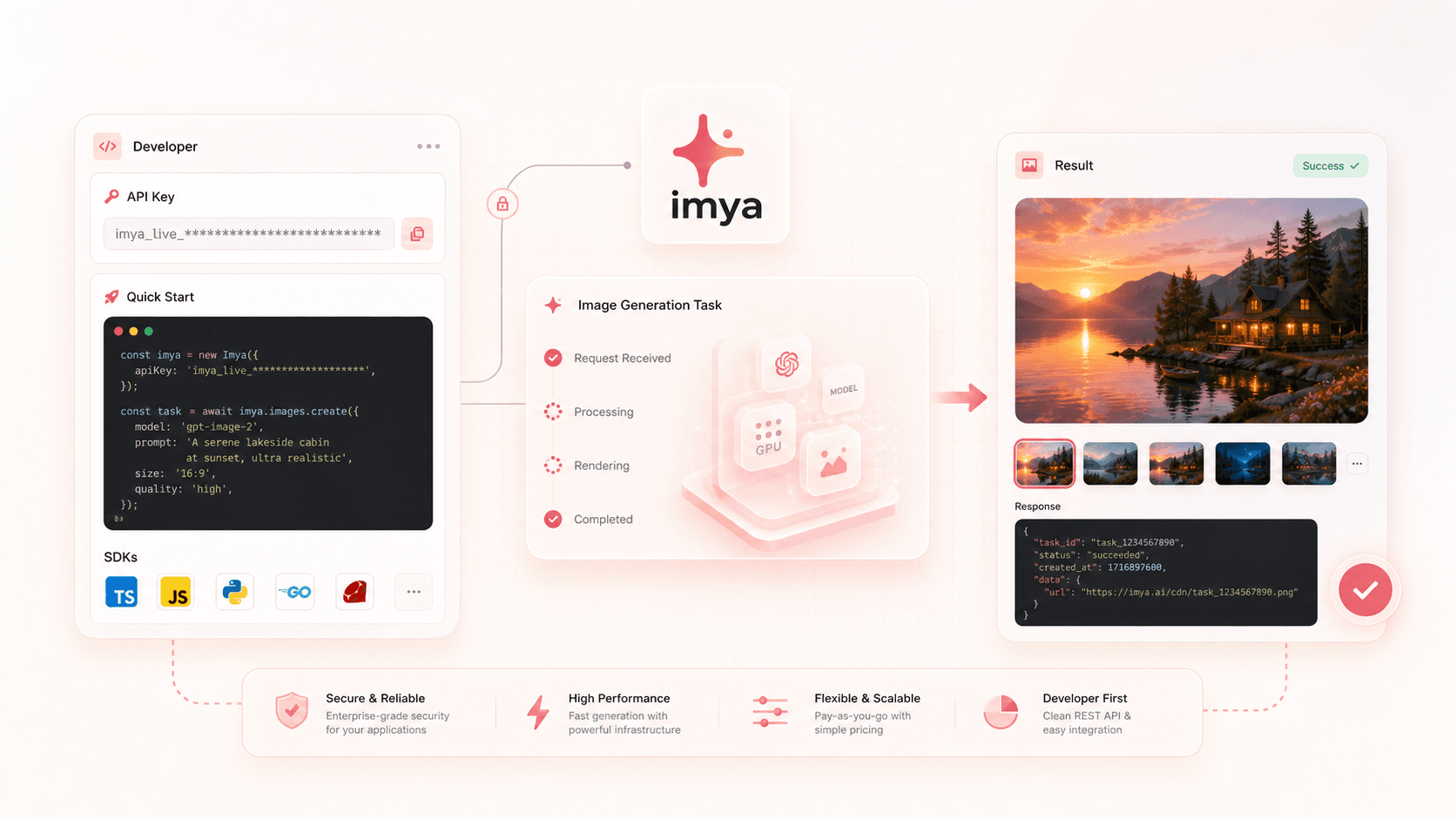 AI Model API for Image and Video Generation