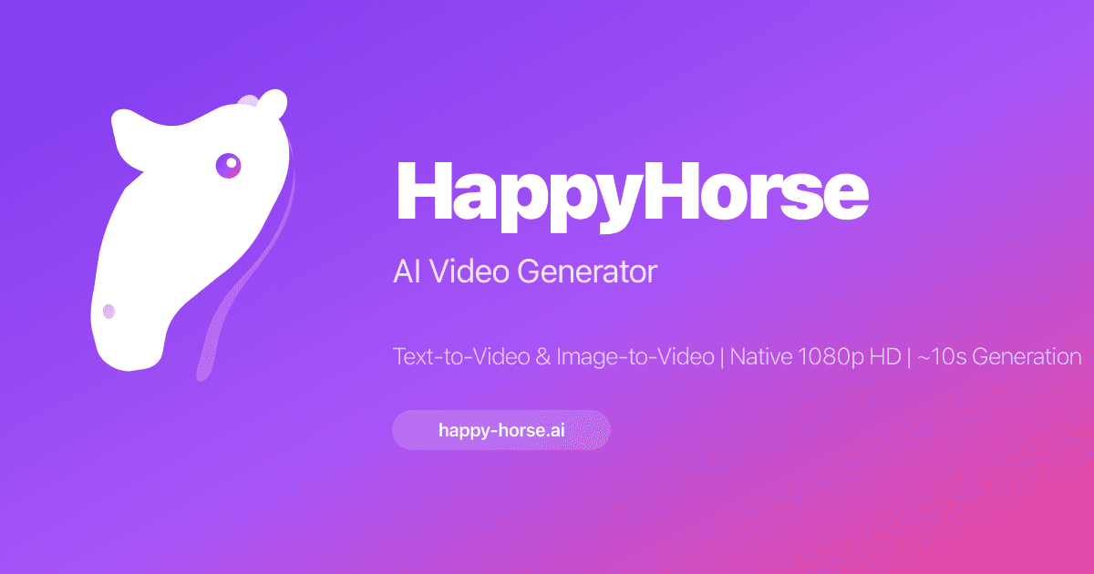 HappyHorse 1.0 AI Video Generator