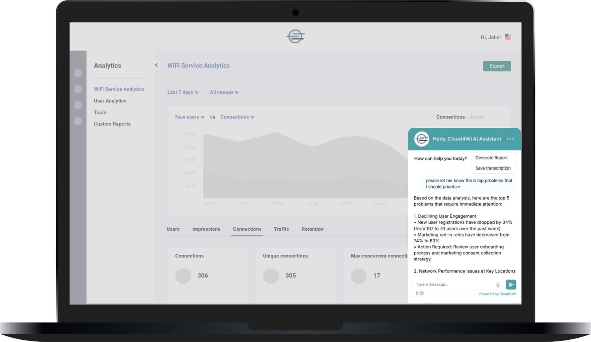 Hedy: The AI Engine for WiFi Management