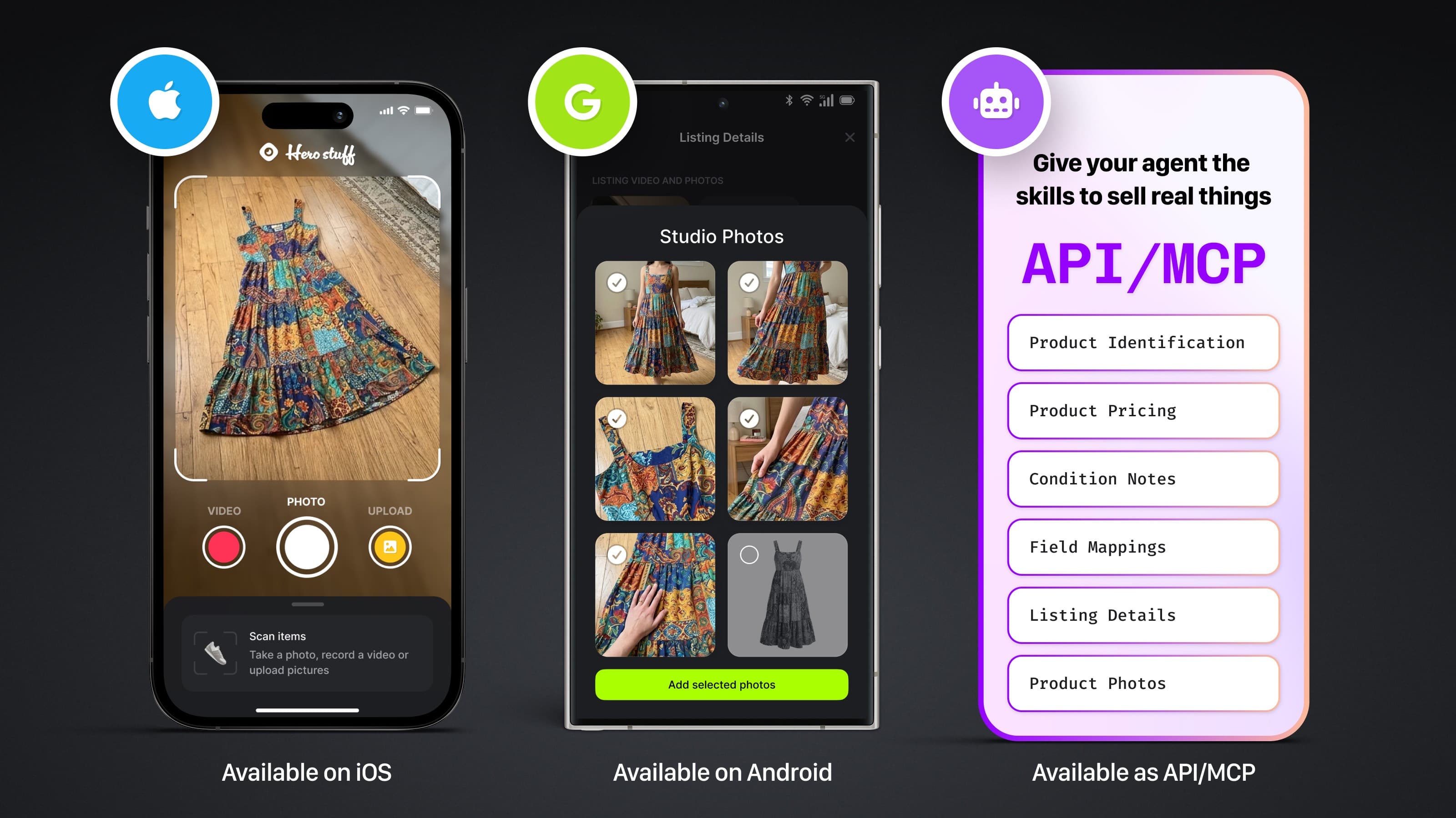 Hero: AI bulk listing tool for eBay and Facebook Marketplace