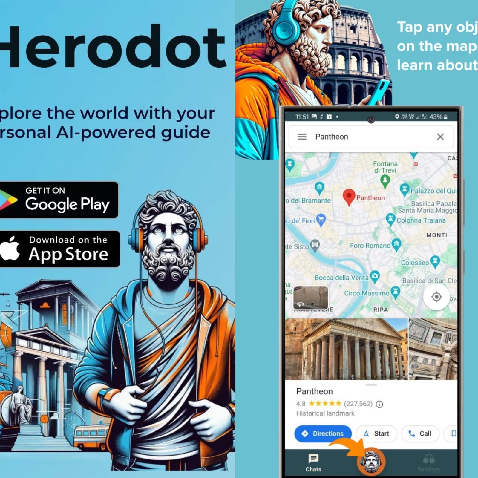 Herodot: Personal Travel Guide Powered by AI