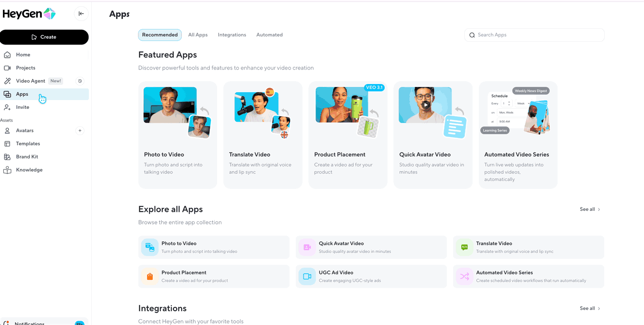 Product Placement: create avatars including products