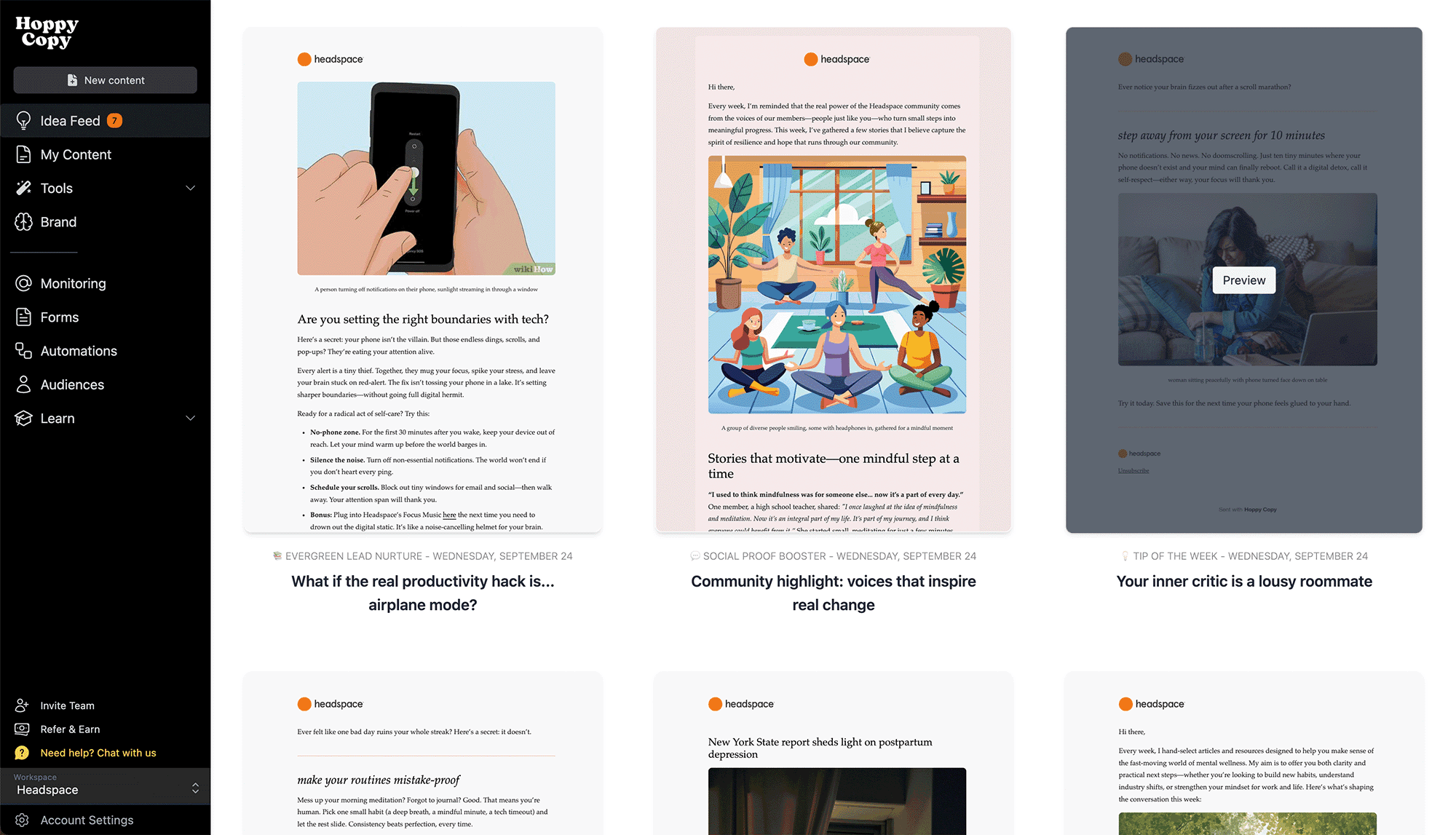 Hoppy Copy: AI Writing, Email Marketing & Automation Platform