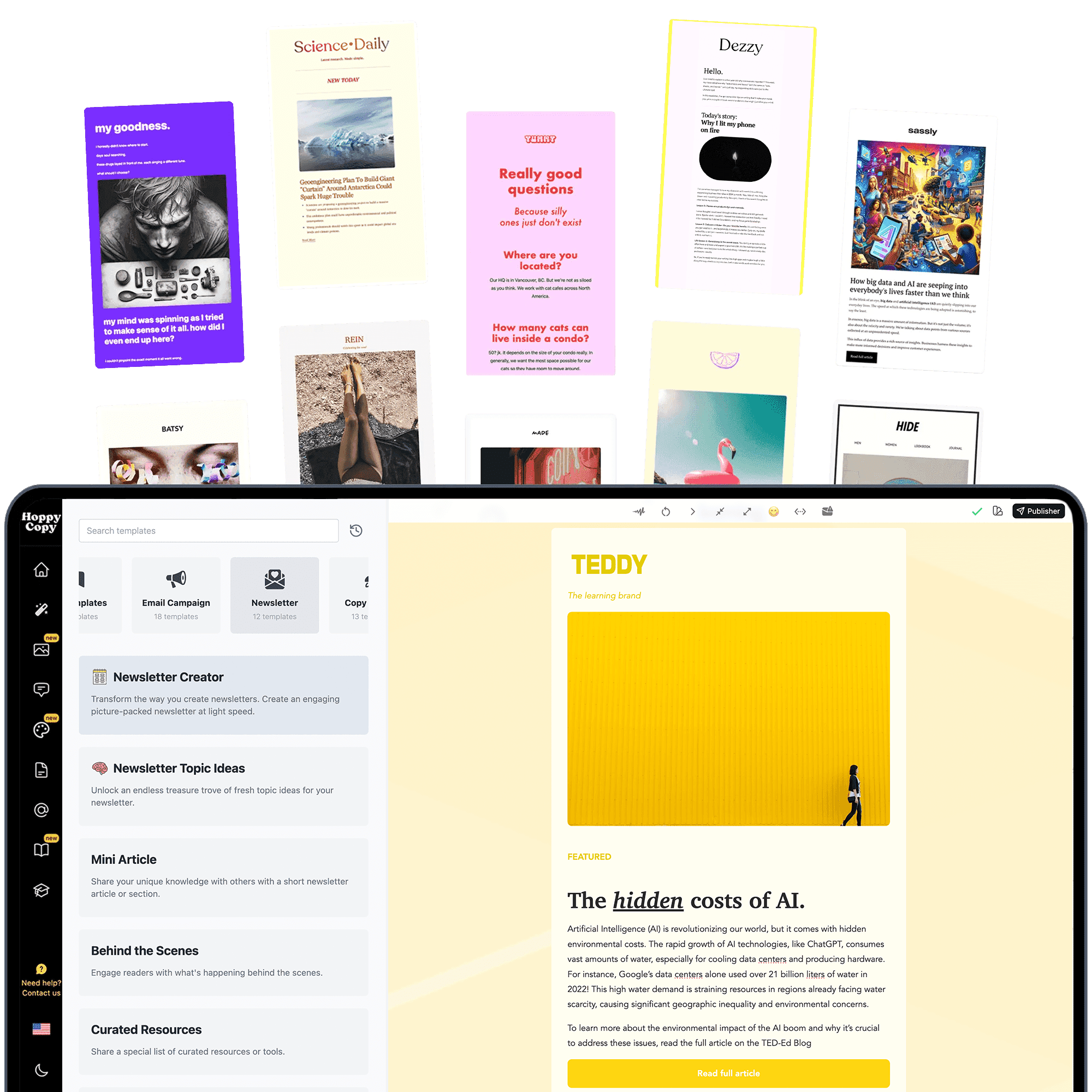 Email Marketing + AI Writing Platform for Marketing Agencies