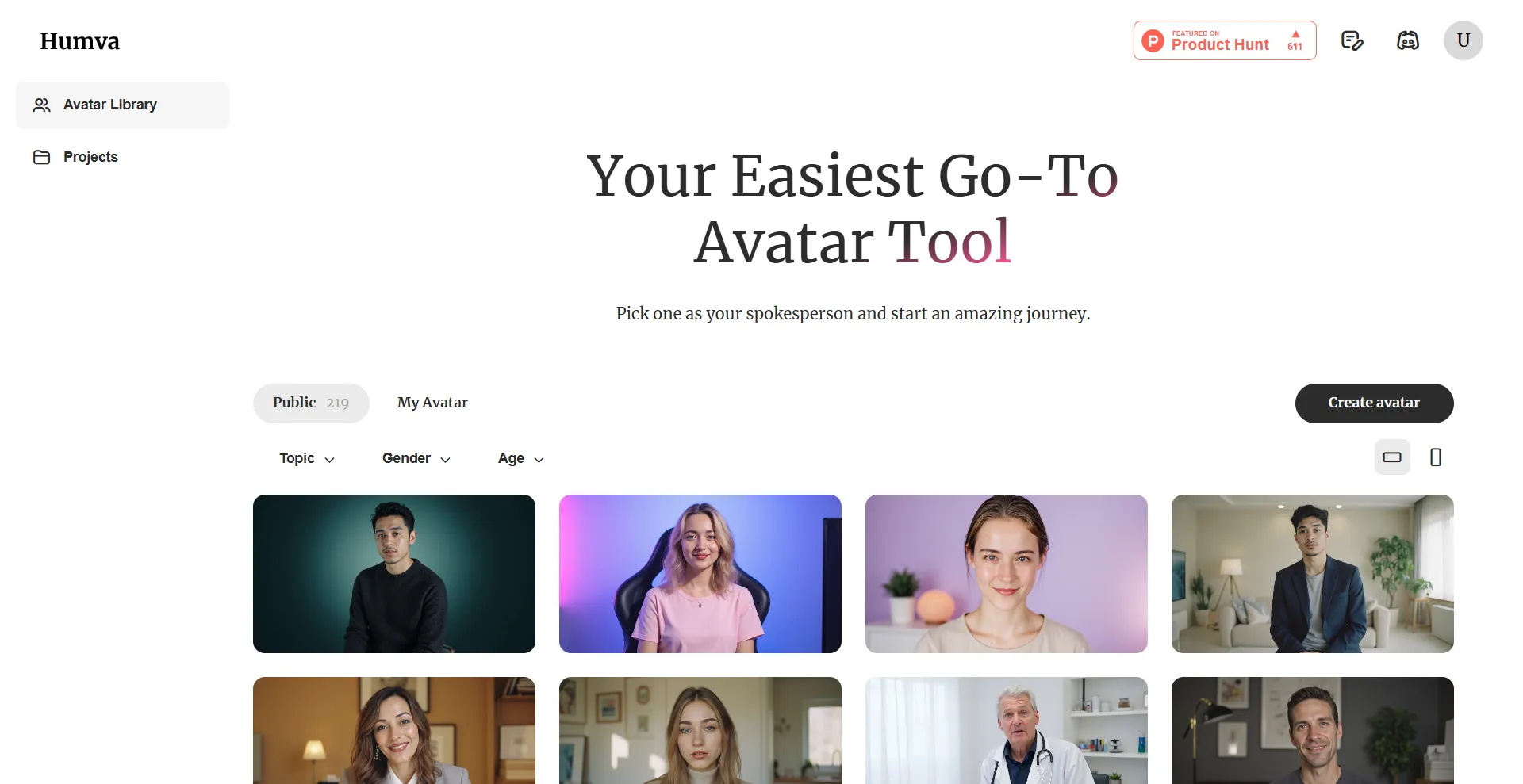 Humva.ai: Innovative Avatar Platform for Video Creation