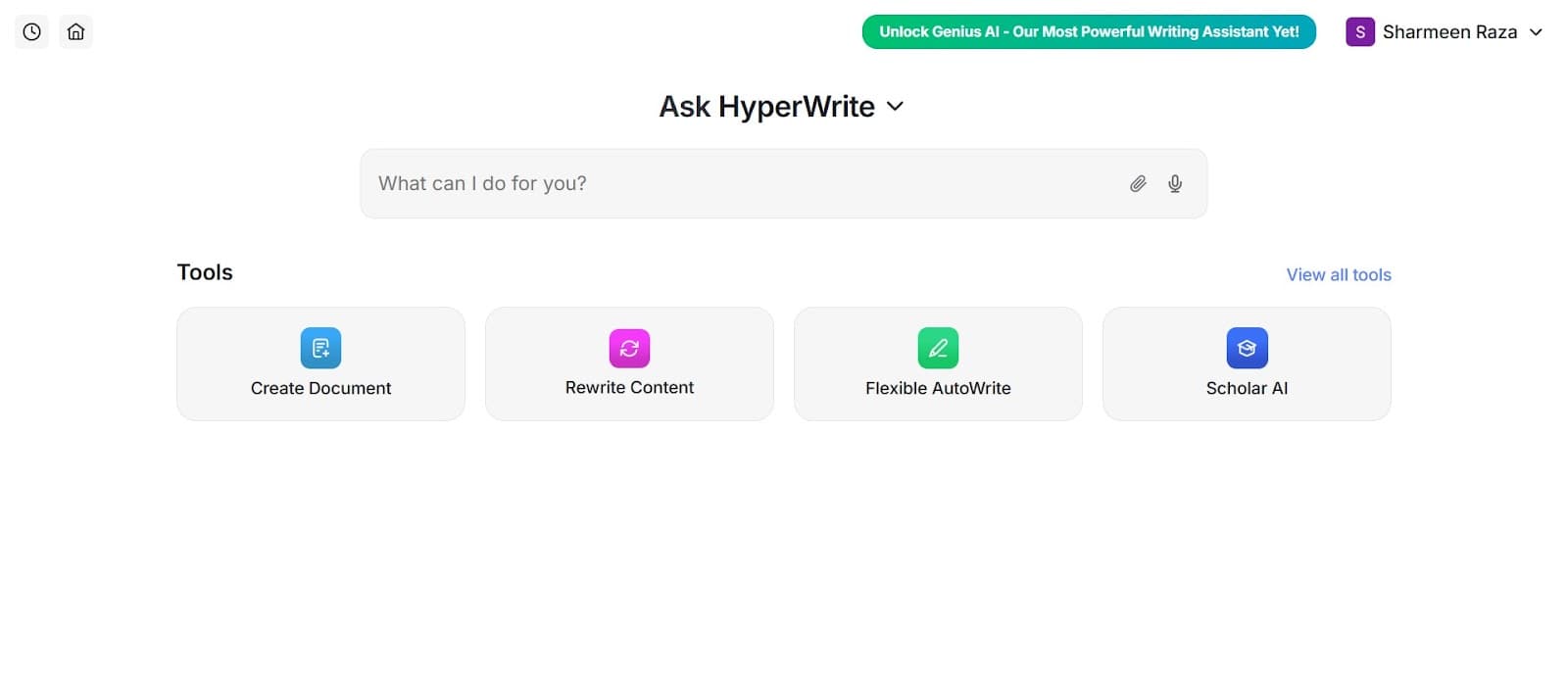 How to Use HyperWrite AI Writing Assistant