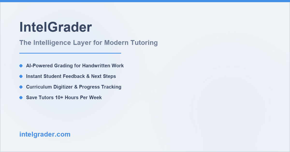 Tutoring Management Software with AI Grading