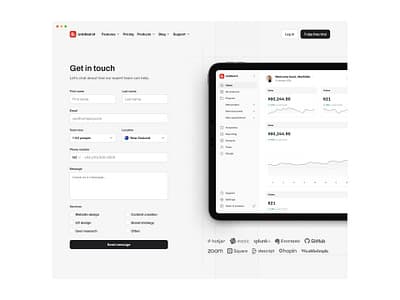 Get in touch — Untitled UI by Jordan Hughes® on Dribbble