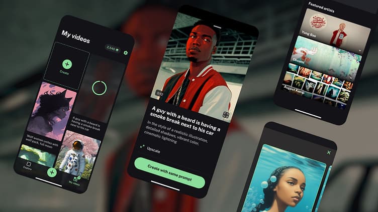 Kaiber – AI Video Generation by Markéta Švidrnochová for STRV on Dribbble