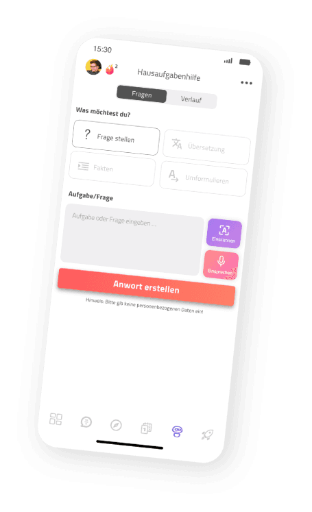 Hausaufgaben KI App