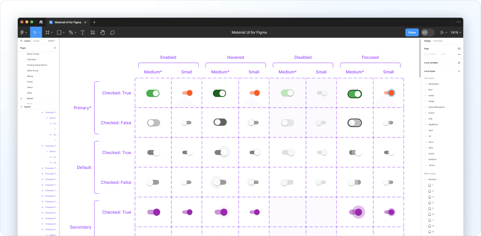 Material UI Sync plugin 🧪