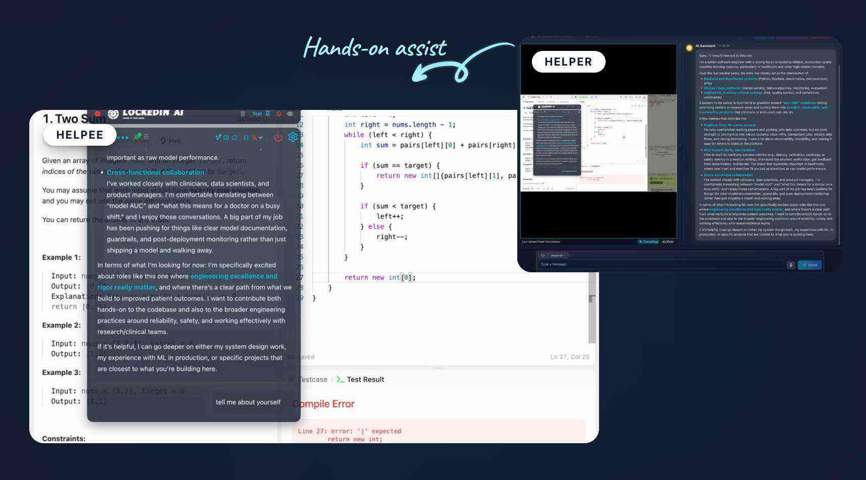 LockedIn Duo: Real-Time AI + Human Interview Assistant