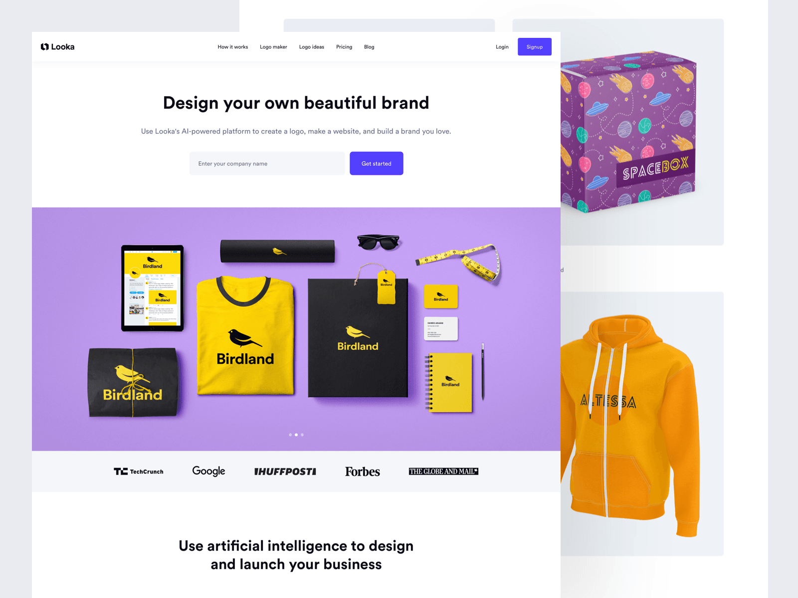 Looka - Homepage by Jose Bento for Looka on Dribbble
