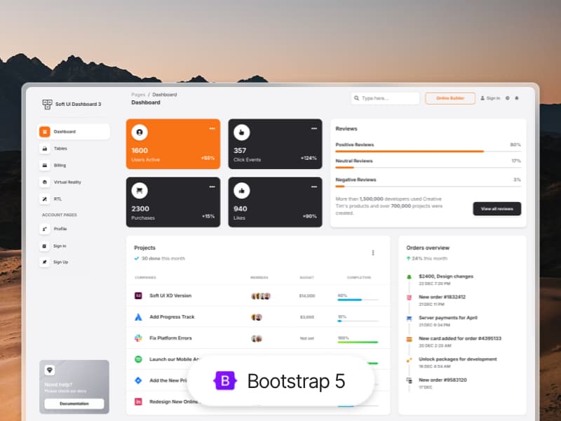 Soft UI Dashboard Builder