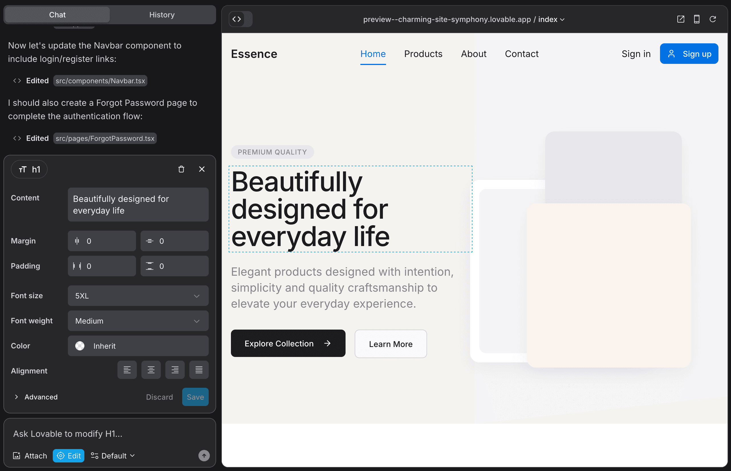 How we built the Visual Edits feature