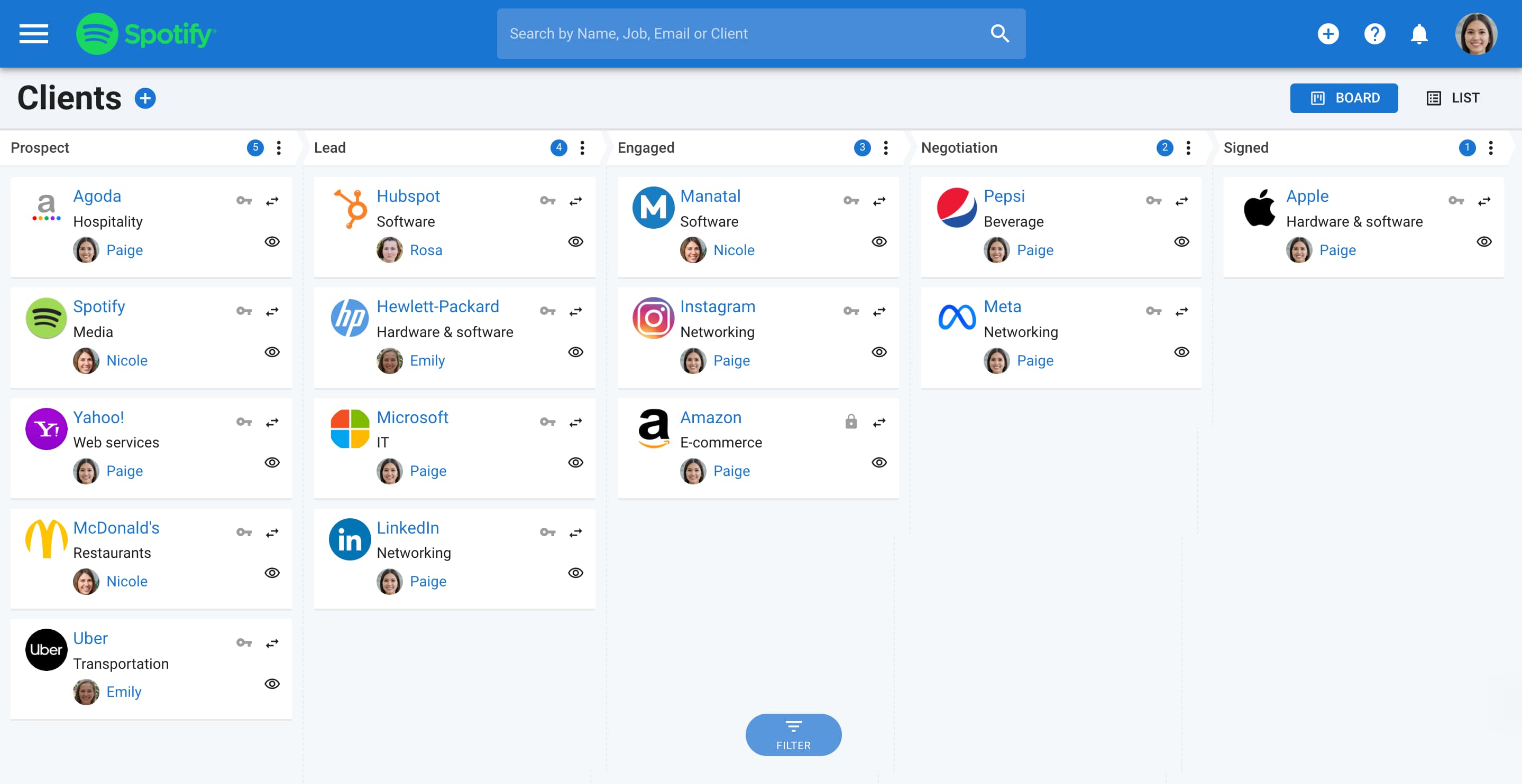 Prospect and Manage Clients with Manatal's Recruitment CRM