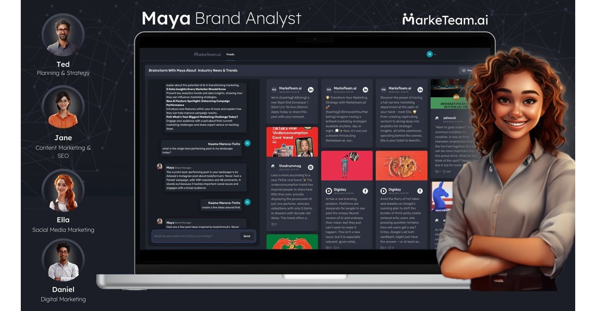 Marketeam.ai Expands AI Marketing Dream Team with the Launch of Maya, the AI Brand Ana…