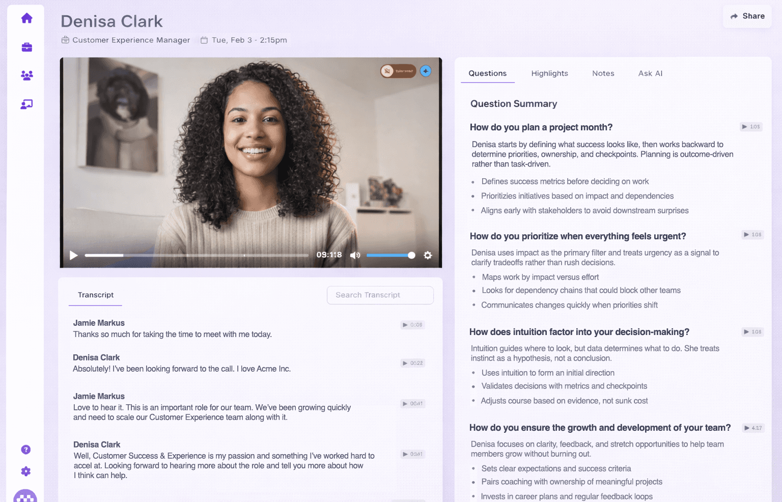 Interview Insights