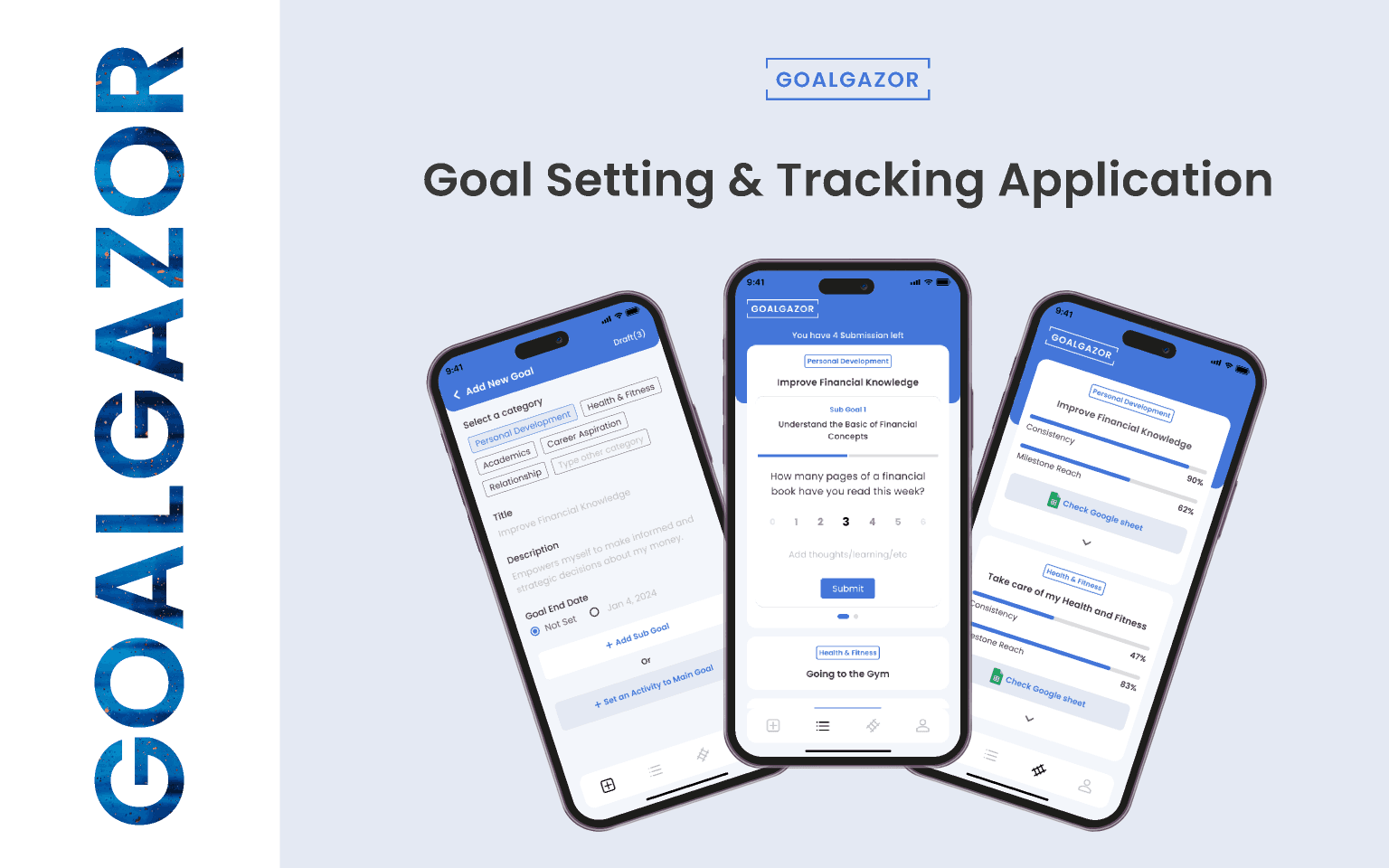 GoalGazor - Goal Tracking Application