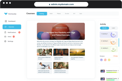 Integrate Training Modules and Mini Courses into Your Products