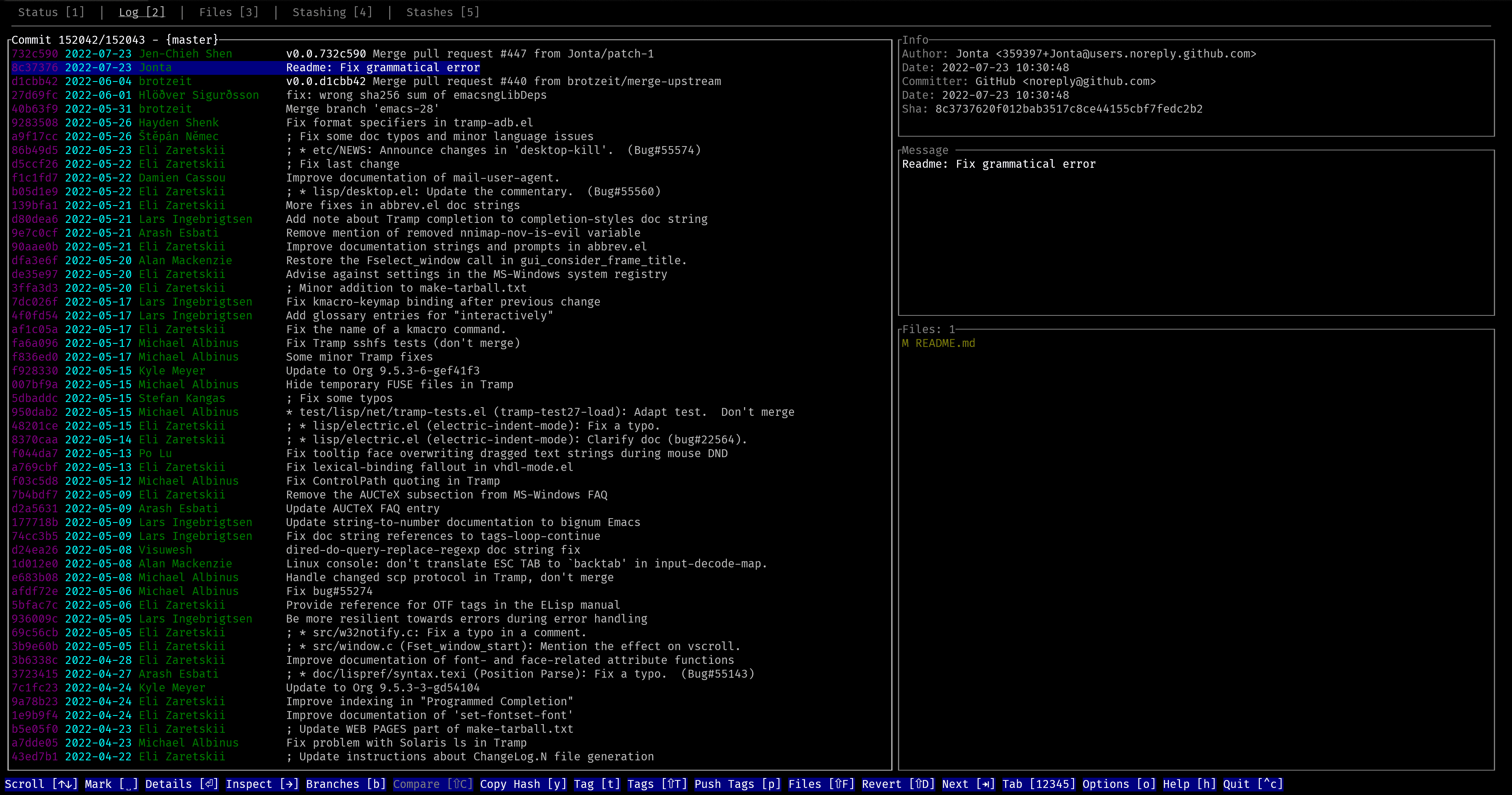 GitUI - a git terminal UI