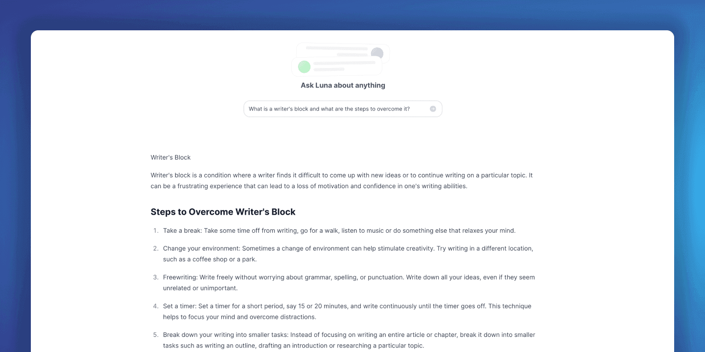Moonbeam - Never write from scratch again.