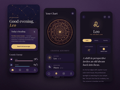 Astra · Astrology App UI by sleek.design on Dribbble