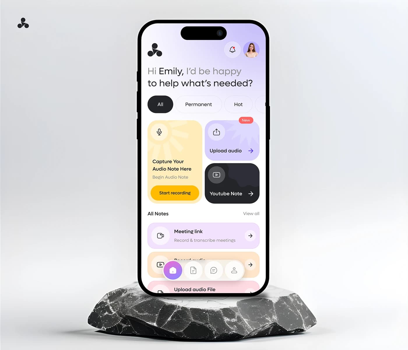 AI Note Taker Mobile App