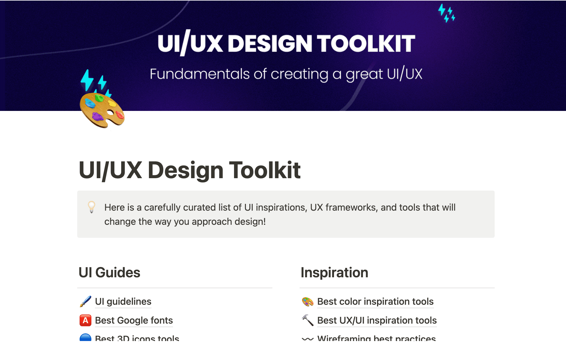 UI/UX Design Toolkit