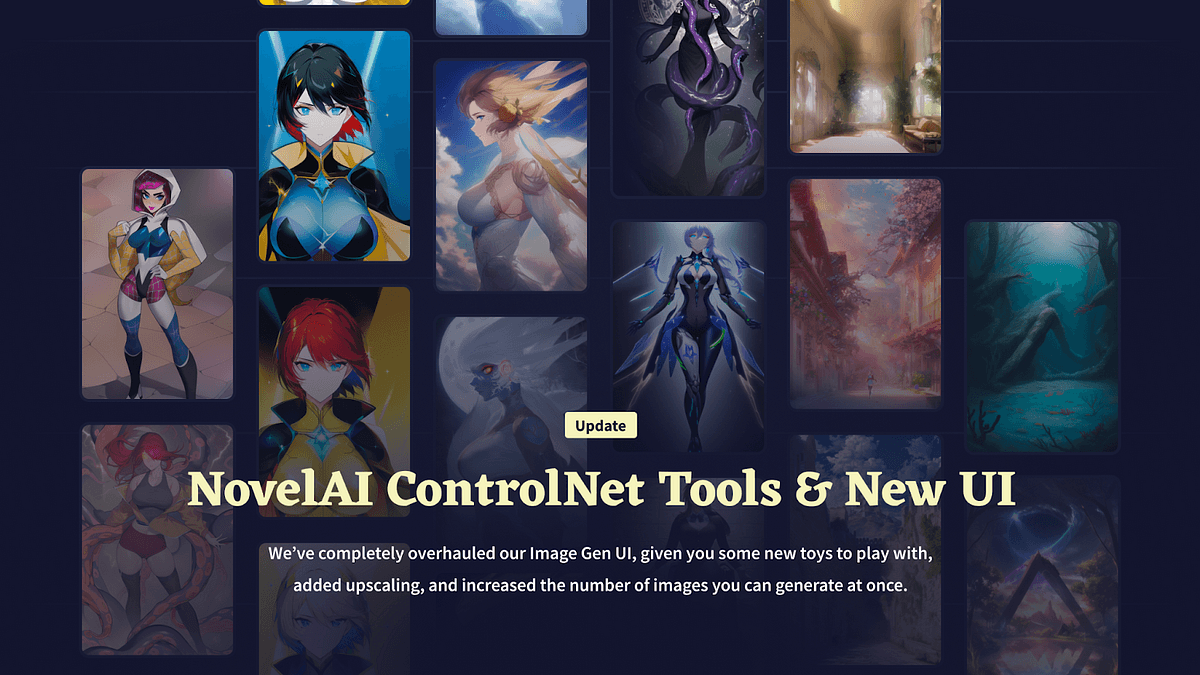 NovelAI ControlNet Tools, Upscaling & New Image Generation UI