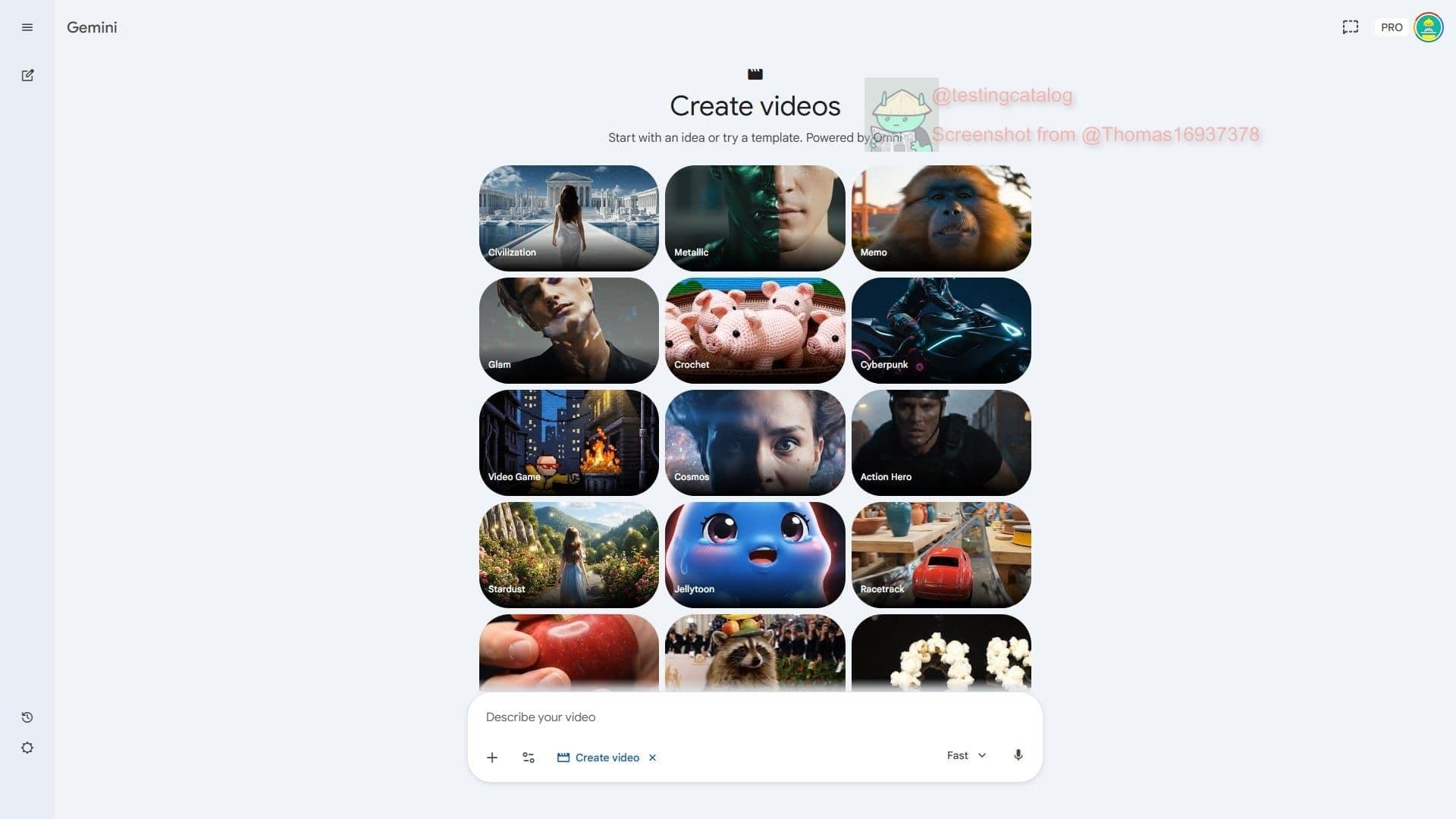 Google is testing new Omni model for video generation