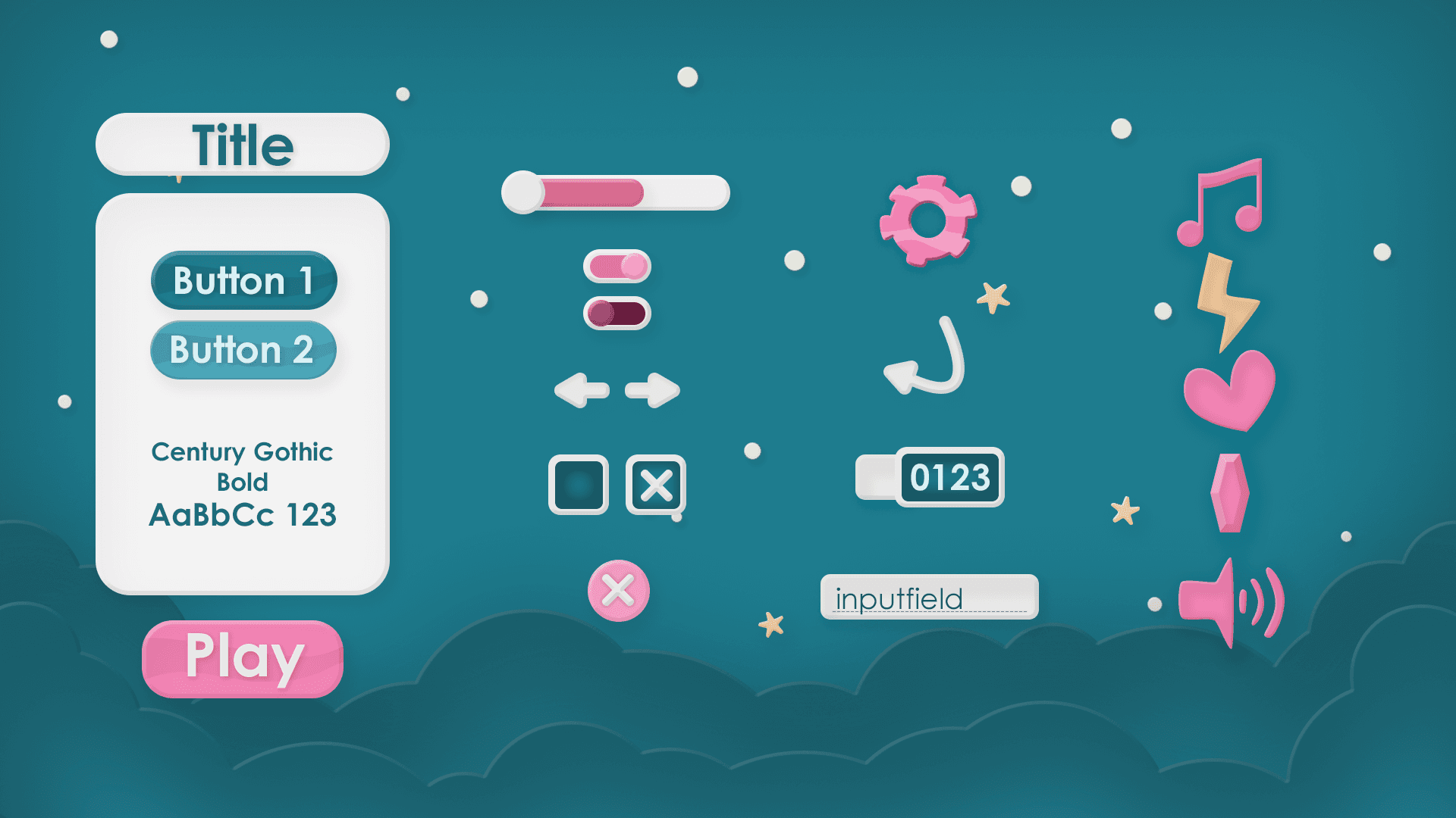 Simple Space UI Pack by Deketele Creations