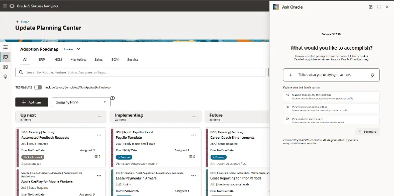 Oracle AI Success Navigator